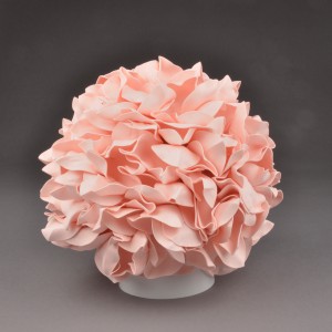 Светильник декоративный E27 6W(450lm) пластик, белый/пудровый d=220 Uniel