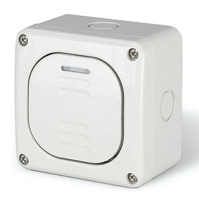 Кнопка однополюсная одноклавишная, настенная DKC