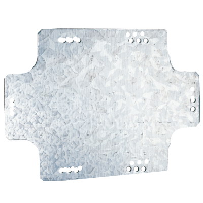 Монтажная пластина из оцинк. стали 340х255х2мм, для коробок 380х300мм DKC