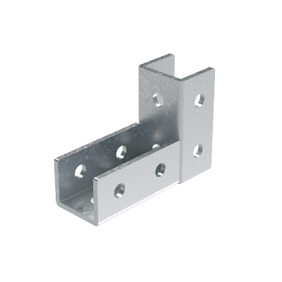Соединитель С-образного профиля 41х41 под углом 90°, горячеоцинкованный DKC