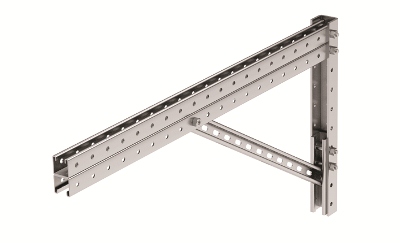 Консоль для тяжелых нагрузок 700 мм сборная, горячеоцинкованная DKC