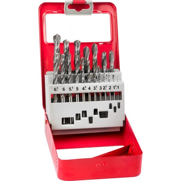 Набор сверл по металлу 19 шт. (1-10 мм через 0,5 мм)