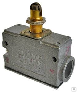 Микровыключатель МП 1313 У2 исп.01, IP54, толкатель с продольным расположением ролика, комбинированный, винт Электротехник