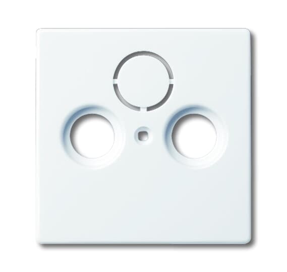 Busch-axcent Накладка для розетки СУ TV . альпийский белый IP20 ABB