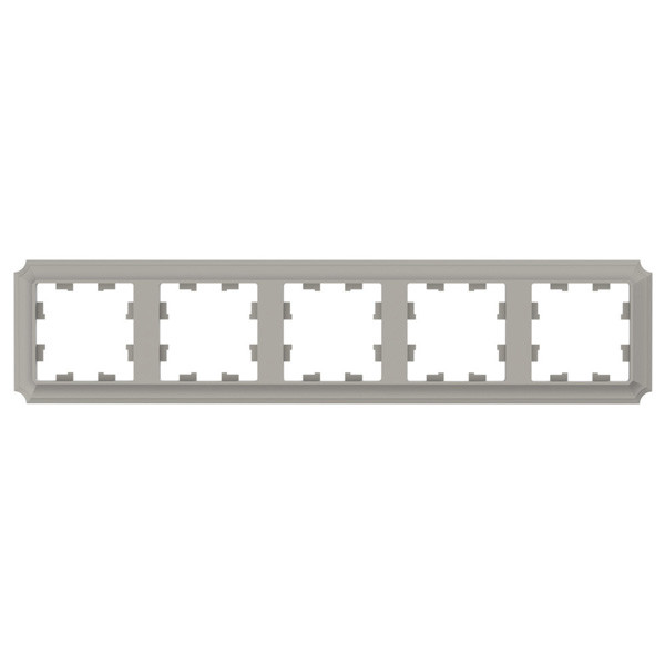 ATLASDESIGN ANTIQUE 5-постовая рамка, универсальная, шампань Systeme Electric