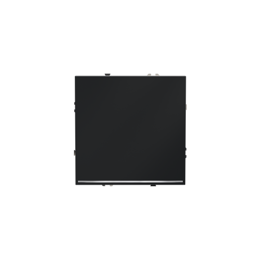 Проходной переключатель встраиваемый Voltum S70 одноклавишный с подсветкой 10А, (графит)