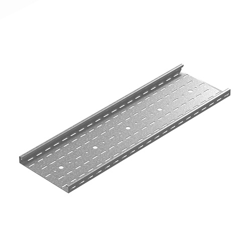Промышленный лоток кабельный перфорированный 300х35х3000, толщ. 2,0 мм, Сендзимир цинк Ostec