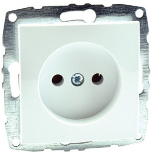 Despina/Larissa Механизм розетки без лицевой панели СУ 1 мест 10А Белый IP20 Mono