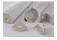 Профиль св/д накл.угловой+рассеив.+аксес.16x16мм алюм/поликарб. 2м. Smartbuy