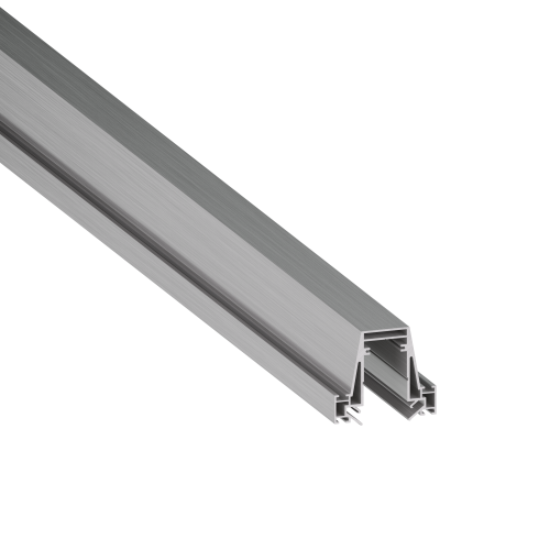 Donel встраиваемый алюминиевый профиль 3в1 под натяжной потолок, 75х82,5х3000. Цвет:Серебро,Серия:DN8ALE