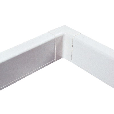 Внутренний угол для плинтусного короба 100х40 мм белый DKC