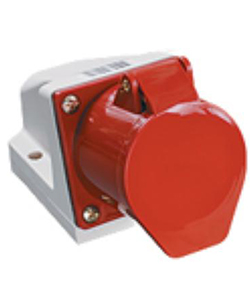 Розетка 125, стационарная, 3Р+PE+N, 32А, 380В, IP44 Электротехник