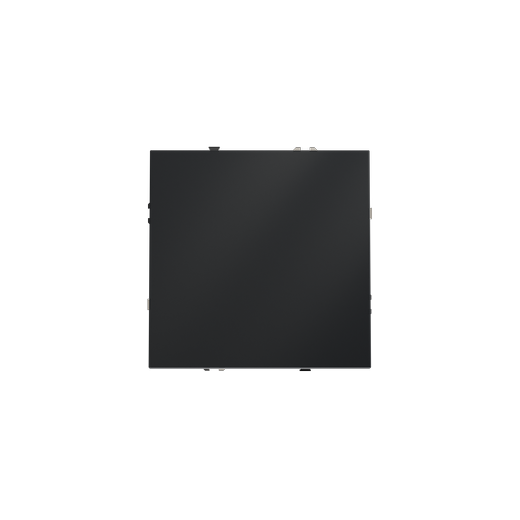 Выключатель встраиваемый Voltum S70 одноклавишный 10А, (графит)