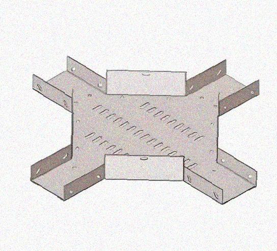Лоток крестообразный перфорированный КМ 100х50 У3, окрашенный, S1,5