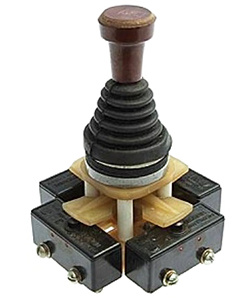 Переключатель крестовой ПК12-21-802-54 УХЛ3, 380В/50Гц, 10А, без защиты от попадания стружки, рукоятка - 8 полюсов с пятью фикс. положениями, IP54