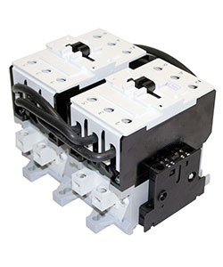 Пускатель электромагнитный ПМ12-063551 УХЛ4 В, 110В/50Гц, 2з+2р, 63А, реверсивный, без реле, IP20 Электротехник