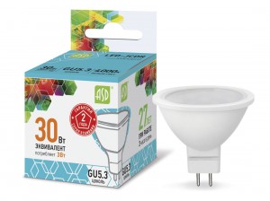Лампа св/д MR16 GU5.3 3W 4000К ASD