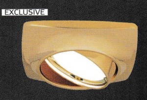 Св-к встр. MR16 Круг 85(80)x38 Золото Gauss