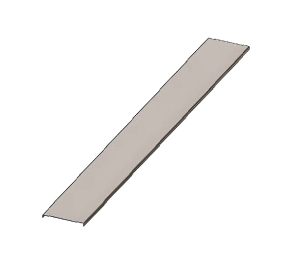 Крышка лотка замкового КЛЗ 50х3000 УT1,5, горячее цинкование, S1,5