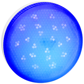 Ecola GX53 св/д 8W Синий матов. 28x74 Ecola