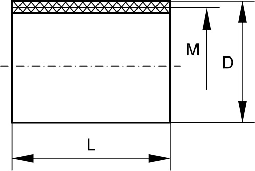Втулка соединительная М25, цвет чёрный DKC