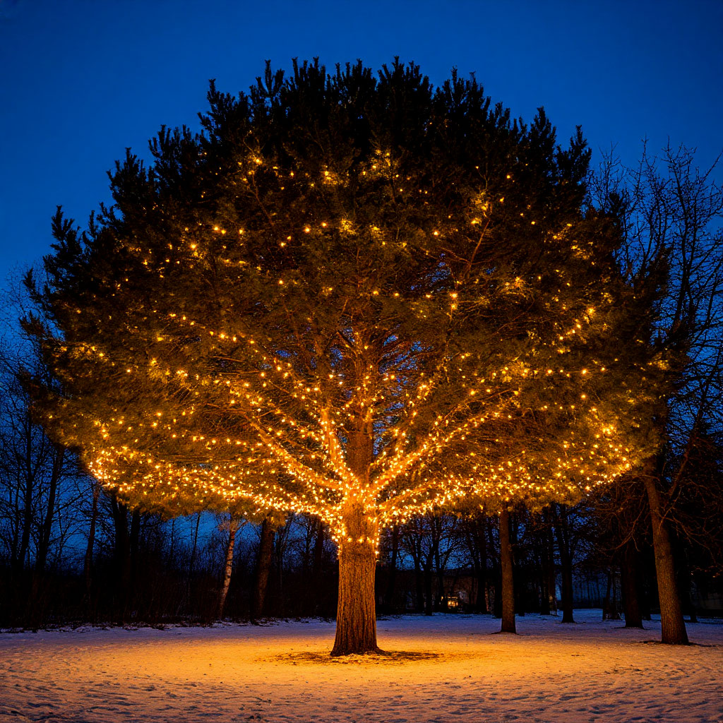 украшение деревьев
