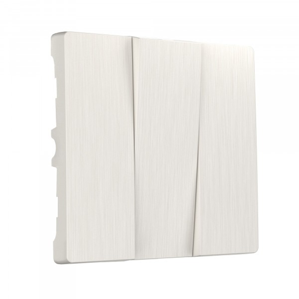 Встраиваемые механизмы Накладка  СУ 3-кл . перламутр рифленый IP20 Werkel