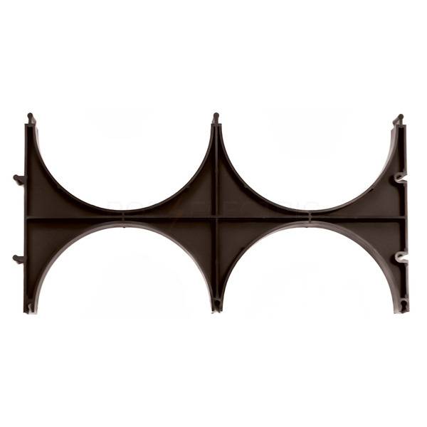 Кластер для двустенных труб d110 мм, тройной, двухсторонний Промрукав