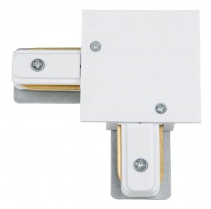 Соединитель для шинопроводов типа R 1-фазный, L-образный/белый Volpe