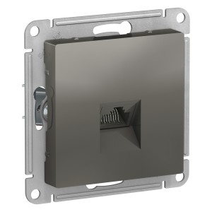 ATLASDESIGN Механизм розетки без лицевой панели СУ комп. 1хRJ45 кат.5Е сталь IP20 Schneider Electric
