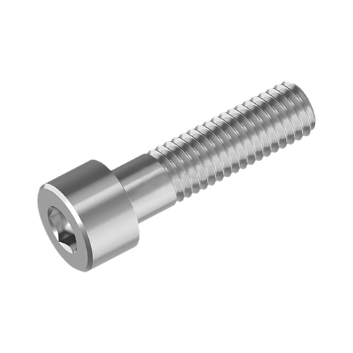 Винт М6х25 с цилиндрической головкой и шестигранным углублением под ключ DIN 912, класс прочности 8.8, гальван. цинк Ostec