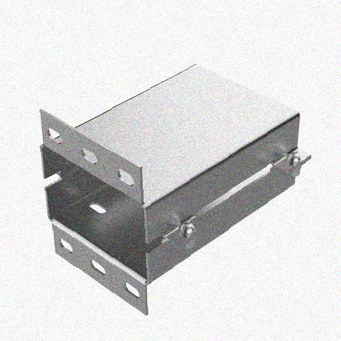 Лоток присоединительный ЛПС 100х80 УТ1,5 оцинкованный лист, S2,0