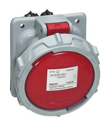 СНЯТ Розетка накладная - 63А - 3К+З - 380В - IP67 (555558)