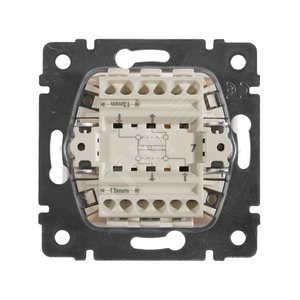 VALENA Переключатель СУ 1 клавишный 10А белый IP20 Legrand