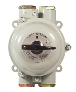 Переключатель пакетный ПП 3-63/Н2 М1 сил. 56 (63А, силуминовый корпус, IP56) Электротехник