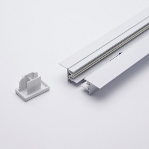 Шинопровод встр.для трековых однофазных св-ков, белый, 1м, CAB1004