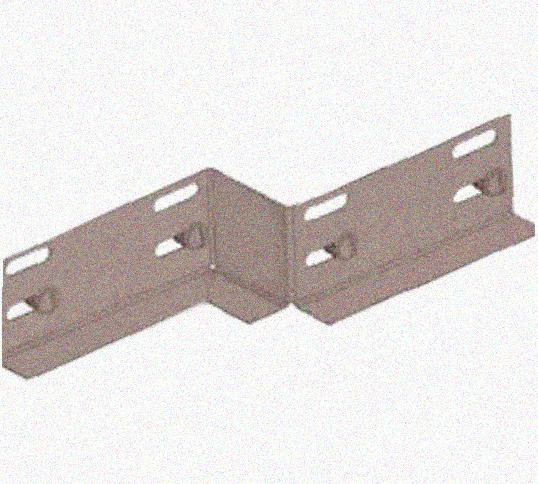 Соединитель-переходник ПУгП50х50 УХЛ1 (правый), горячее цинкование, S2,0