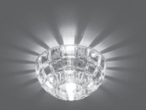 Св-к встраив. G9 Кристалл 95(50)x60 Кристалл/Хром Gauss