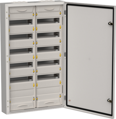 TITAN 5 Корпус мет. ЩРн-144 (2х72) 960х570х140 IP54 сер IEK