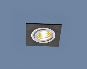 Встраиваемый точечный светильник MR16 BK черный G5.3 50Вт (1051/1) Elektrostandard