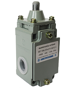 Выключатель путевой ВП 15К-21А-211-54 У2.3, толкатель, полумгновенный, IP54 Электротехник