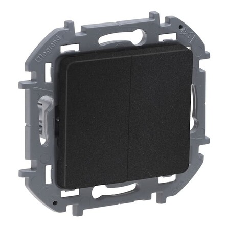 INSPIRIA Механизм выключателя СУ 2 кл 10А антрацит IP20 Legrand