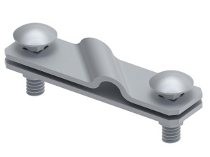 Соединитель диагональный для прутка и полосы, гор. цинк Ostec