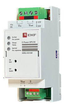 ИБП постоянного тока E-Power UPS DC -15W 12/24V 3600 мАч EKF ИБП постоянного тока E-Power UPS DC -15W 12/24V 3600 мАч EKF