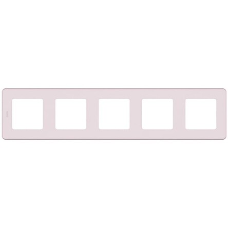 INSPIRIA Рамка горизонт/вертик 5 мест . розовый IP20 Legrand