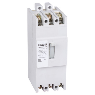 Выключатель автоматический ВА МОД 3П 160А 400АС 10кА АЕ2066М1-100 КЭАЗ