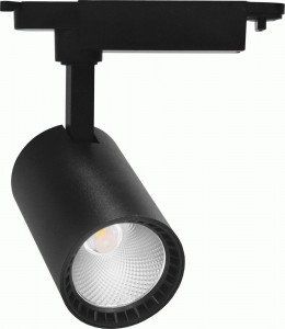 Светодиодный светильник Feron AL102 трековый однофазный на шинопровод 12W 4000K 35 градусов черный