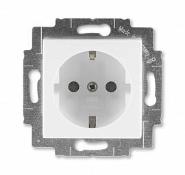 Levit Механизм розетки без лицевой панели СУ 1 м. с/з с защ.штор. 16А белый/ледяной IP20 ABB