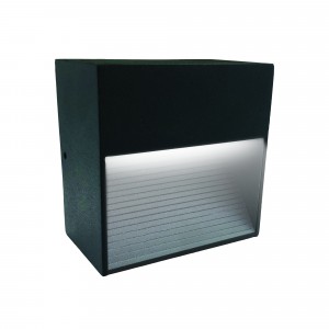 Светильник св/д уличный накладной 220V 3W(240lm) 4000K IP54 черный Uniel