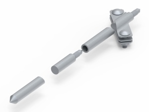 Комплект заземления L-3000 быстрый монтаж D16, гор. цинк Ostec Комплект заземления L-3000 быстрый монтаж D16, гор. цинк Ostec